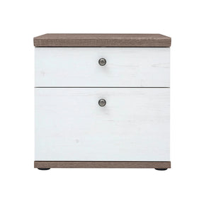 Noptiera STOCKHOLM, pin alb andersen/stejar sonoma, PAL, 48x43x47 cm