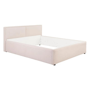 Cadru pat NEDIN 160x200, stofa clasica bej - Maya 03