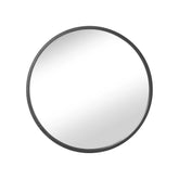 Oglinda CIRCLE, negru, lemn, 62x62 cm