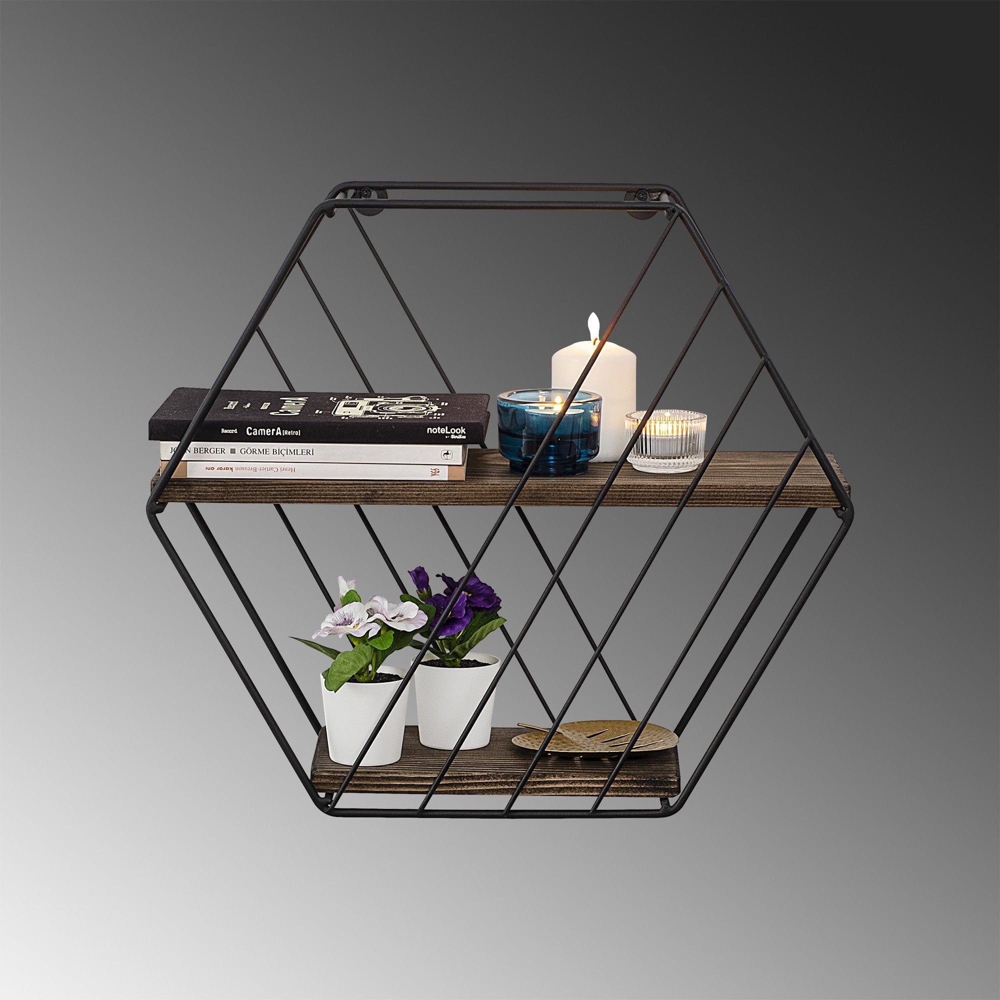 Raft AMSTERDAM OCN-30879, negru/nuc