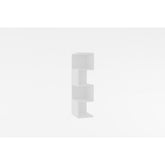 Raft alb modern pentru living, cu design minimalist – primabucata