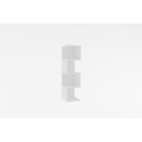 Raft alb modern pentru living, cu design minimalist – primabucata