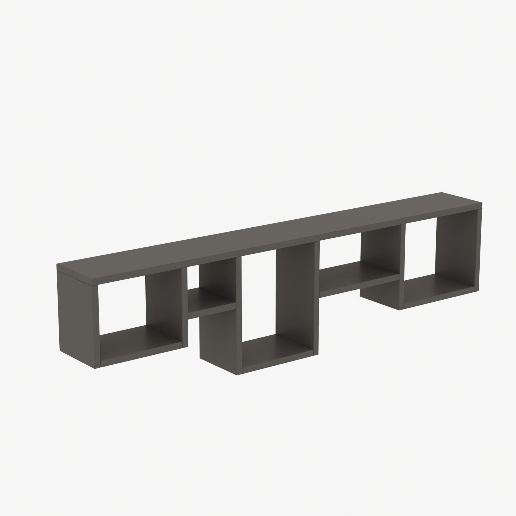 Raft gri antracit cu design modern, ideal pentru living – primabucata