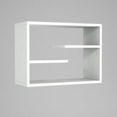 Raft alb modern pentru living, cu design minimalist – primabucata
