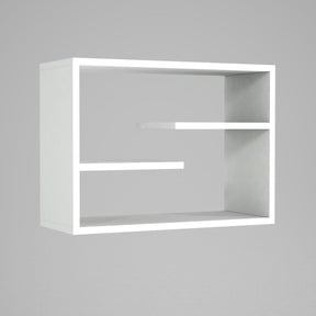 Raft alb modern pentru living, cu design minimalist – primabucata