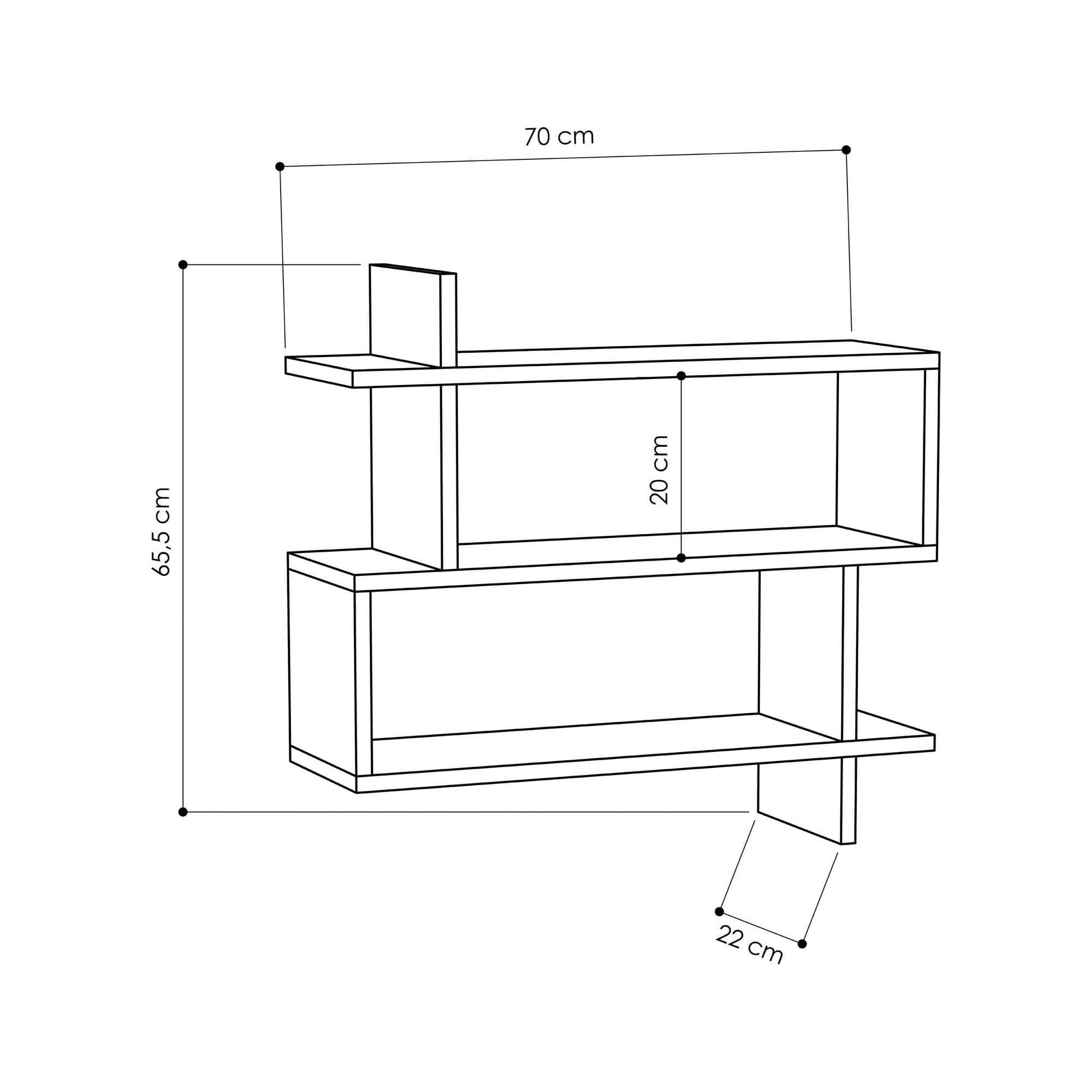 Raft AMSTERDAM OCN-30920, stejar