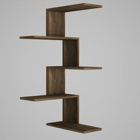 Raft modern din nuc, ideal pentru living sau birou – primabucata