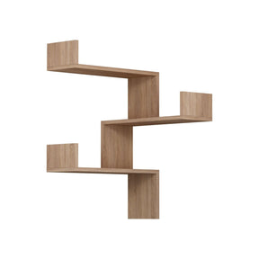 Raft modern din stejar, cu design asimetric, ideal pentru living – primabucata
