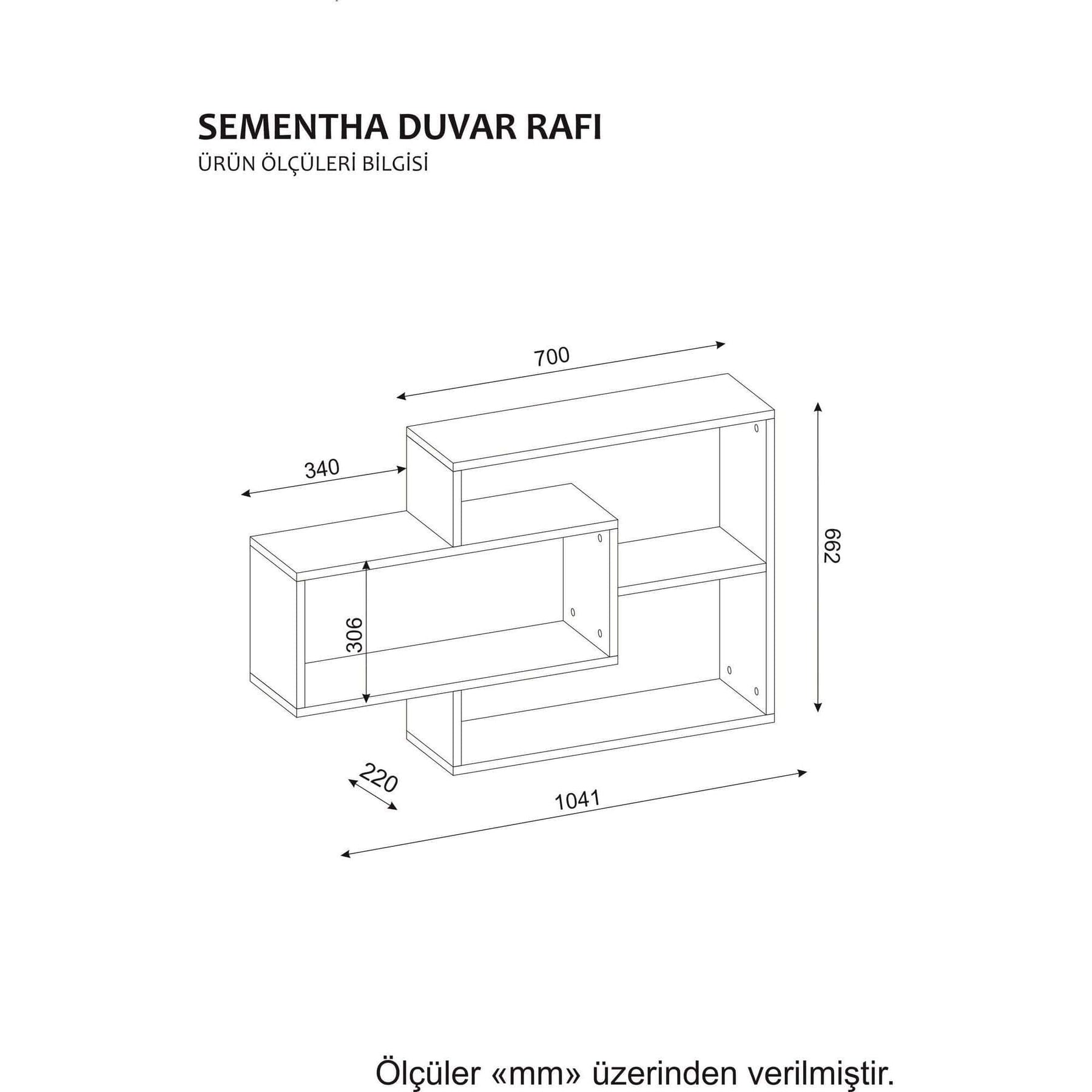 Raft AMSTERDAM OCN-30946, alb/stejar sonoma