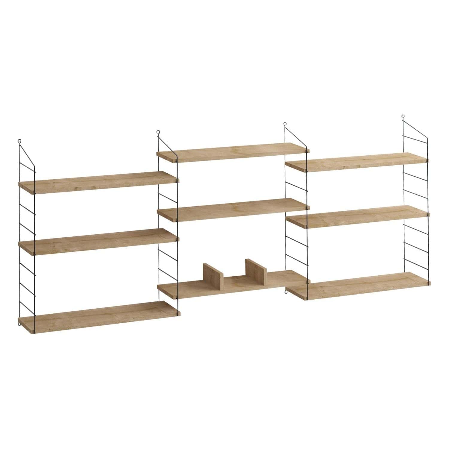 Raft din stejar cu design modern, ideal pentru living – primabucata