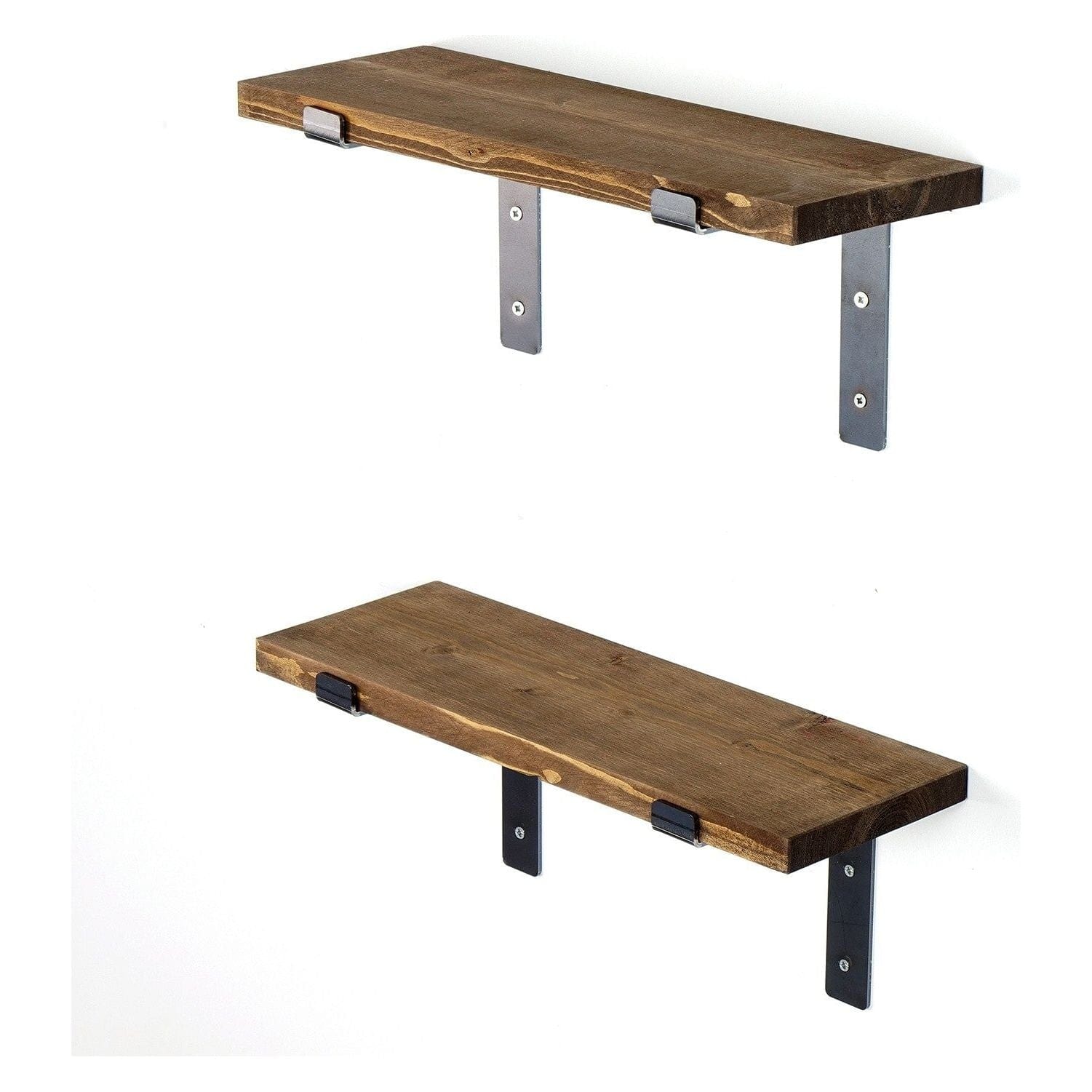Raft negru cu detalii din nuc, ideal pentru living sau birou – primabucata