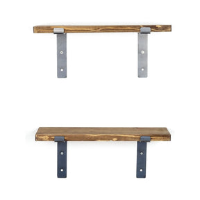 Raft negru cu suporturi metalice, ideal pentru decorarea unui living modern – primabucata