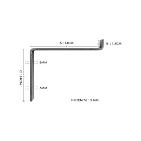 Raft AMSTERDAM OCN-30953, negru/nuc