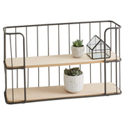 Raft BERGEN OCN-28620, negru/stejar