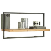 Raft BERGEN OCN-28623, stejar/negru