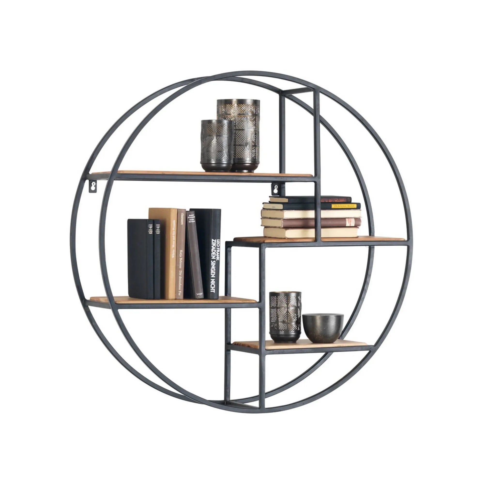 Raft BERGEN OCN-28625, stejar/negru