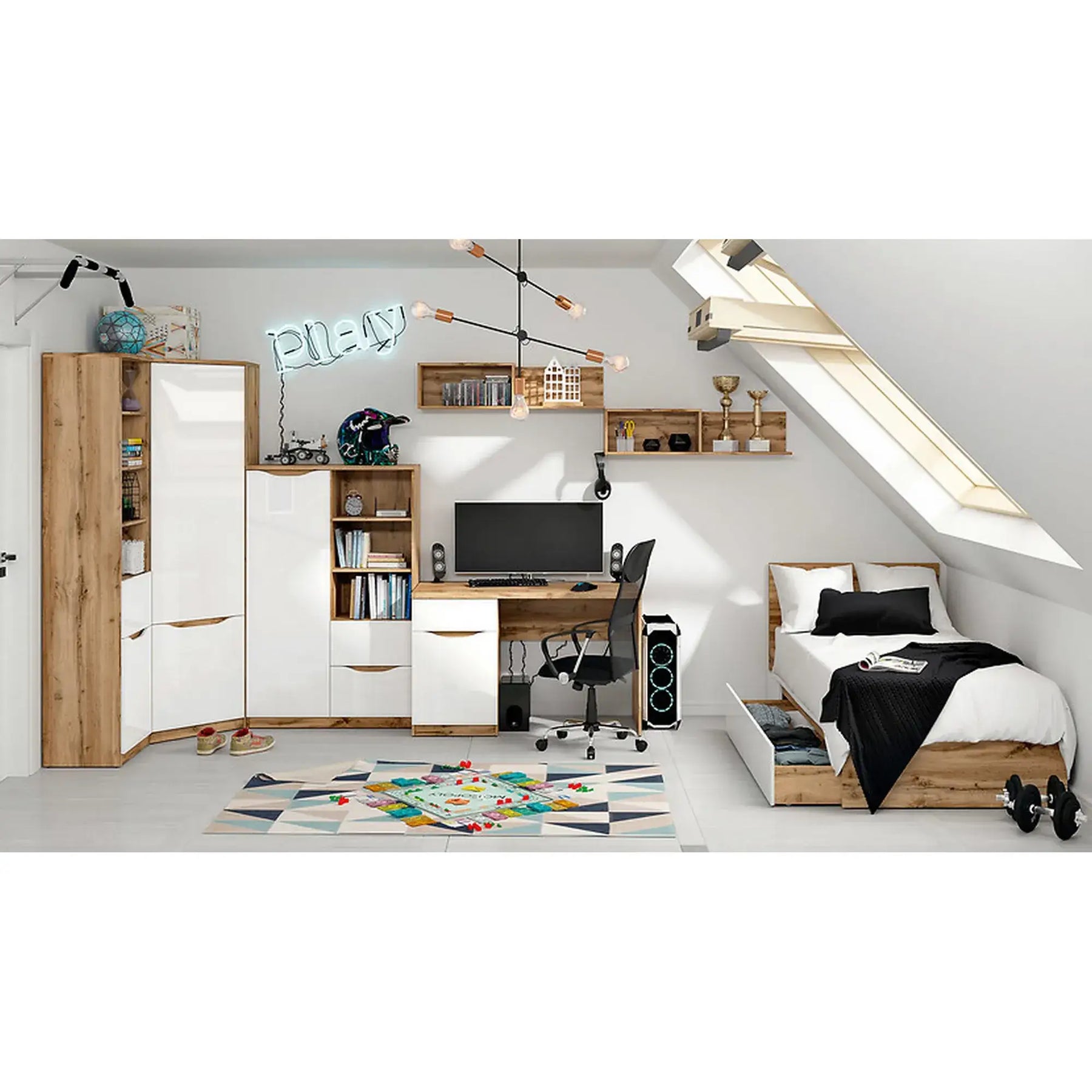 Raft BERGEN OCN-28627, stejar wotan