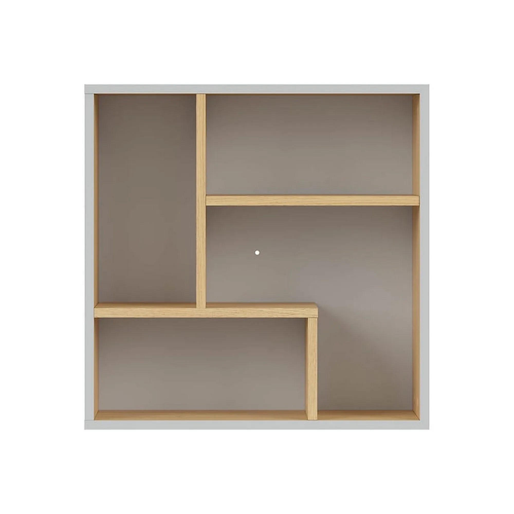 Raft BERGEN OCN-28638, stejar/gri deschis