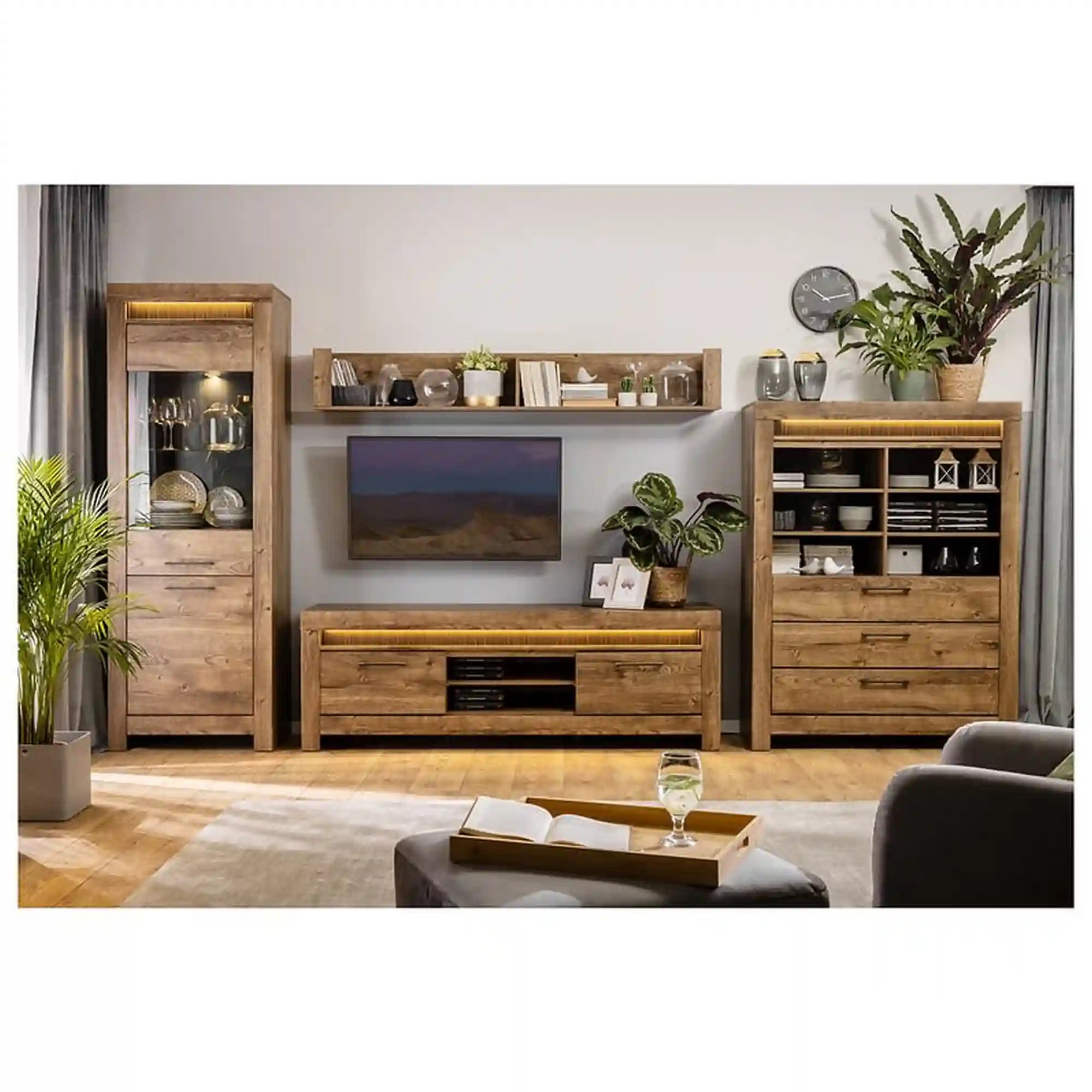 Raft BERGEN OCN-28640, stejar ribbeck