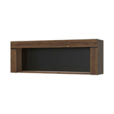 Raft BRASS, stejar brun, PAL, 160x23x39 cm