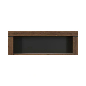 Raft BRASS, PAL, stejar brun, 160.2×23.3×39 cm
