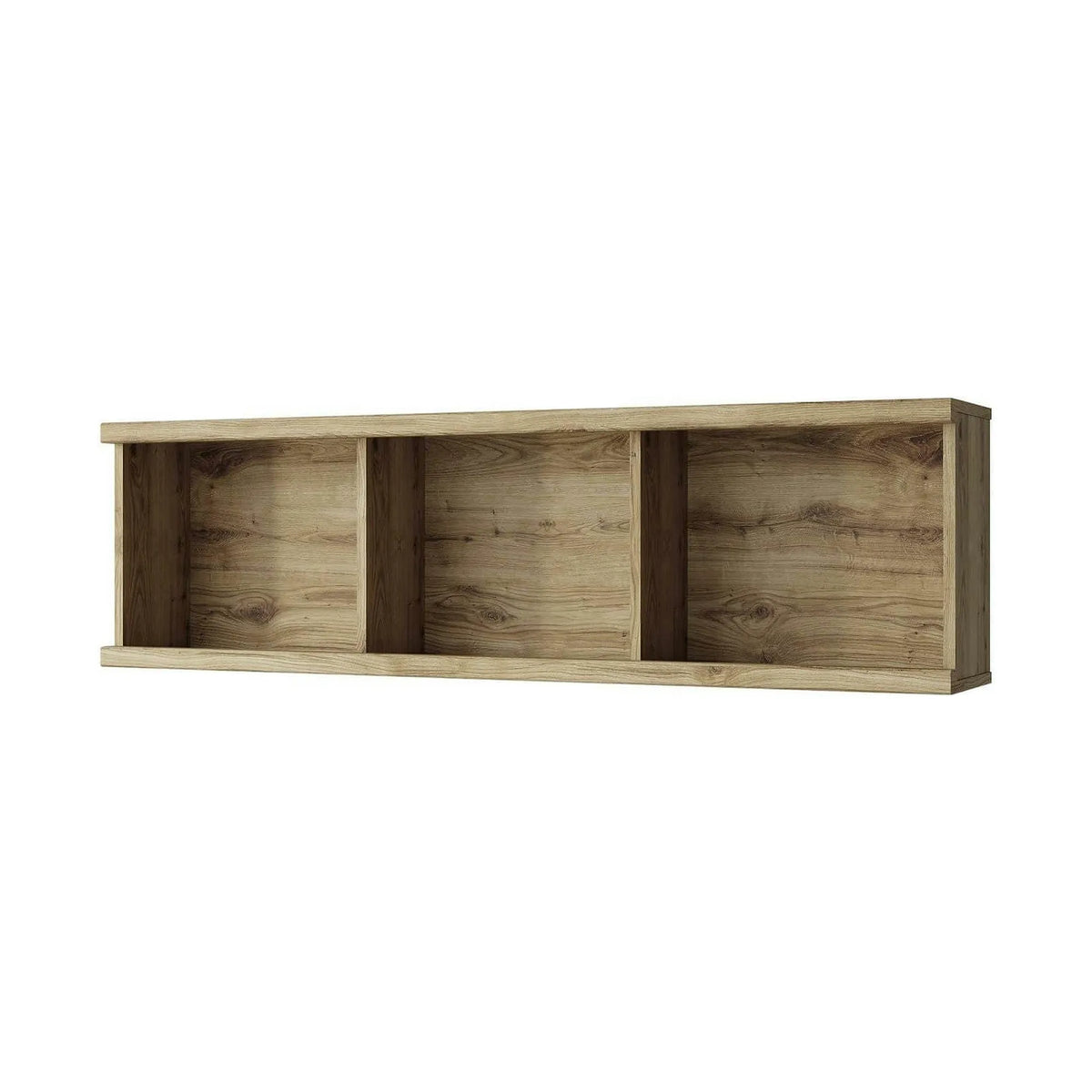 Raft DOORSET 135, stejar navarra, PAL laminat, 135x38x25 cm