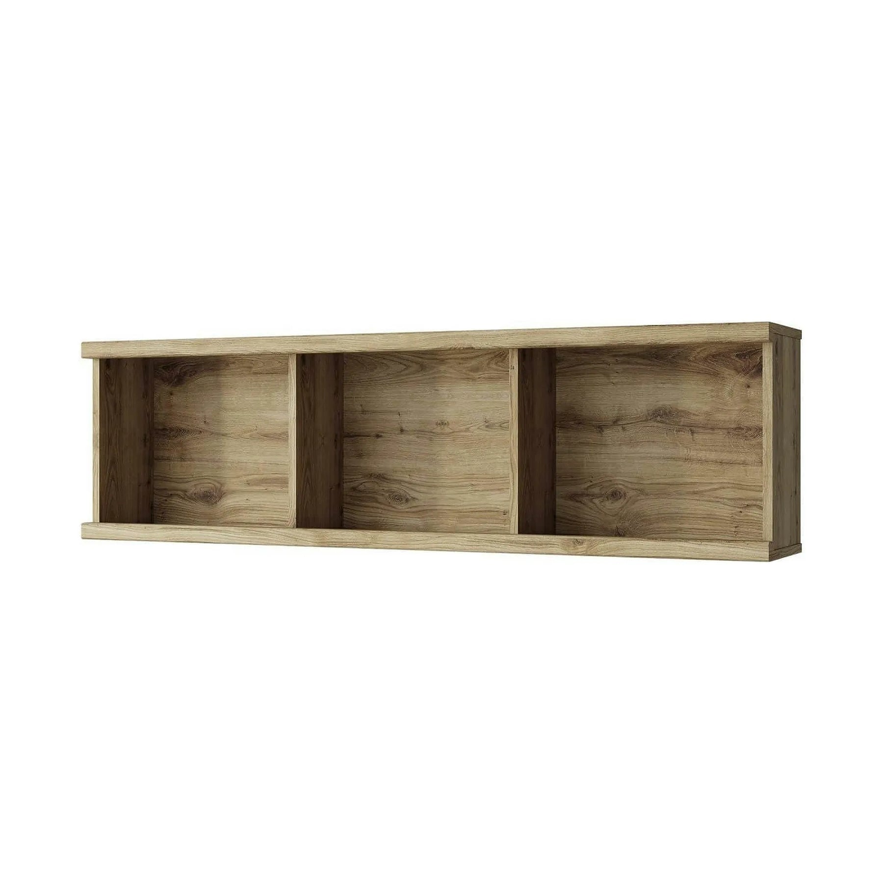 Raft DOORSET 135, stejar navarra, PAL laminat, 135x38x25 cm