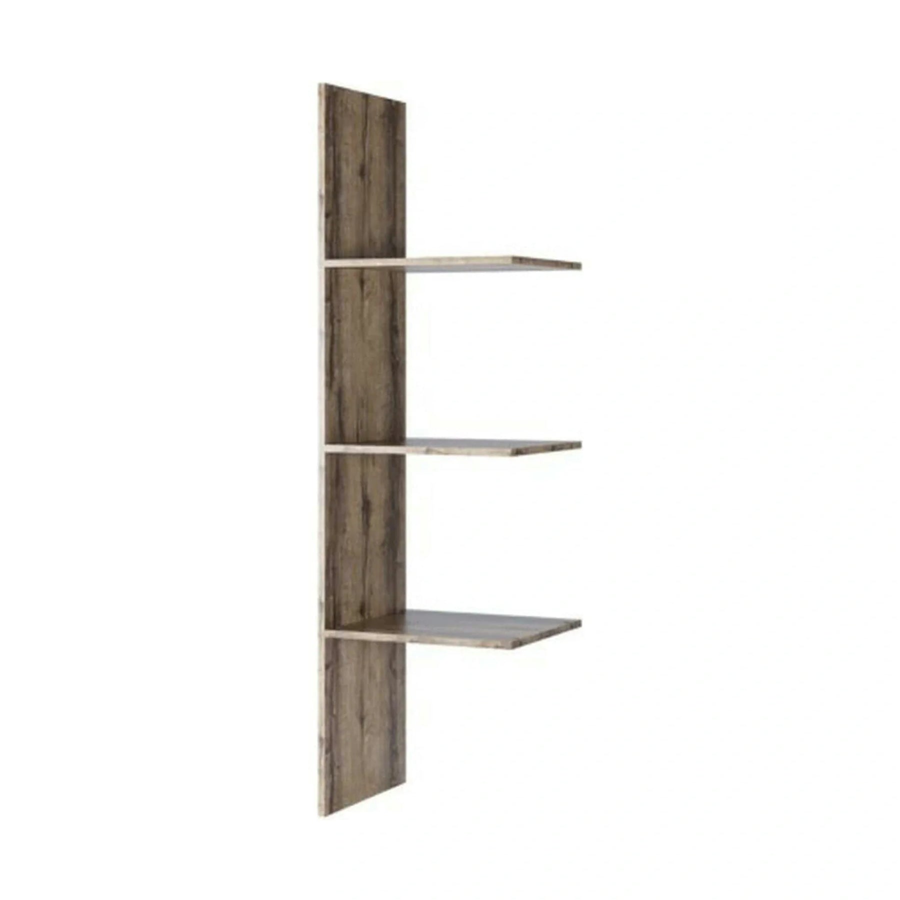 Raft Jagger, stejar inchis, PAL laminat, 47x40x162 cm