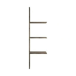 Raft Jagger, PAL laminat, stejar închis, 97×40×162 cm