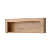Raft MORTIZ, stejar wotan, PAL laminat, 112x23x39 cm