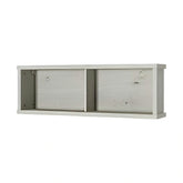 Raft NONELL, alb, PAL laminat, 120x24x40 cm