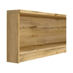 Raft NUIS, PAL laminat, stejar wotan, 135×29×37.5 cm