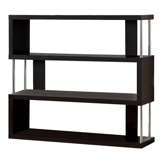 Raft BENITO, negru, PAL, 110x29x97 cm