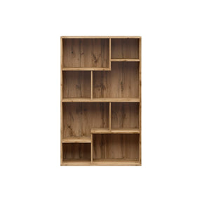 Biblioteca TETRIX, stejar wotan, PAL, 87.5x33.5x140 cm