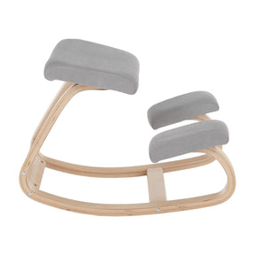 Scaun în genunchi, gri-maro Taupe/natural, RENAR