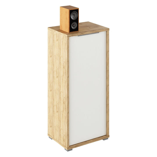 Dulap RIOMA TYP 10, stejar artisan/alb, DTD laminat, 50x38x112.2 cm