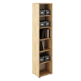 Etajera RIOMA TYP 02, stejar artisan, DTD laminat, 50x38x217.8 cm
