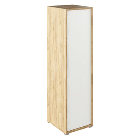 Dulap RIOMA TYP 20, stejar artisan/alb, DTD laminat, 50x55x182.6 cm