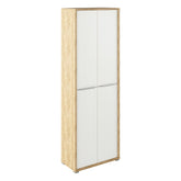 Dulap RIOMA TIP 05, stejar artisan/alb, DTD laminat, 75x38x217.8 cm