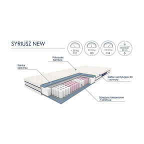 Saltea 120x200 HOUSTON OCN-36803, alb