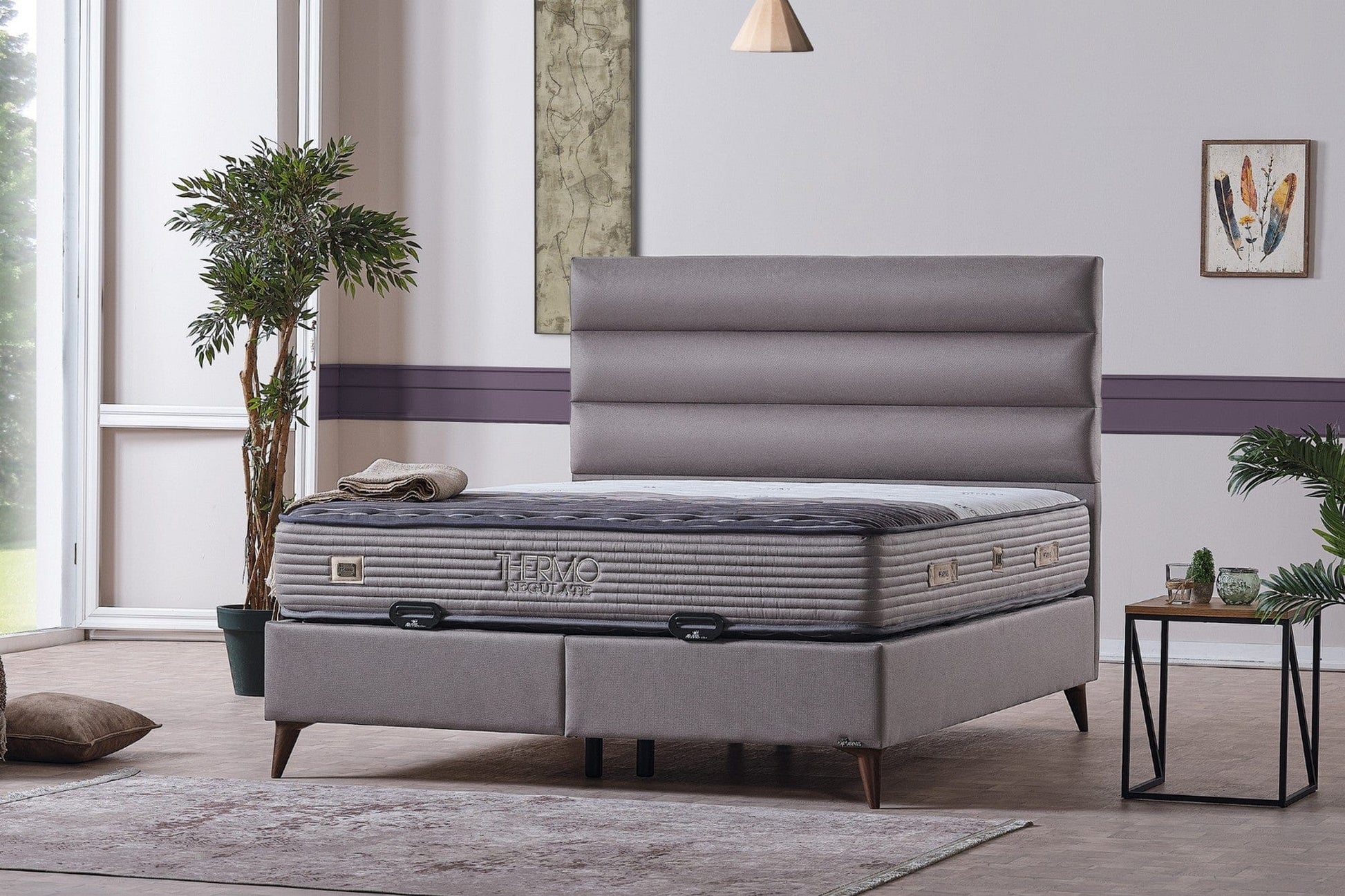 Saltea THERMO REGULATE, gri, 180x200 cm
