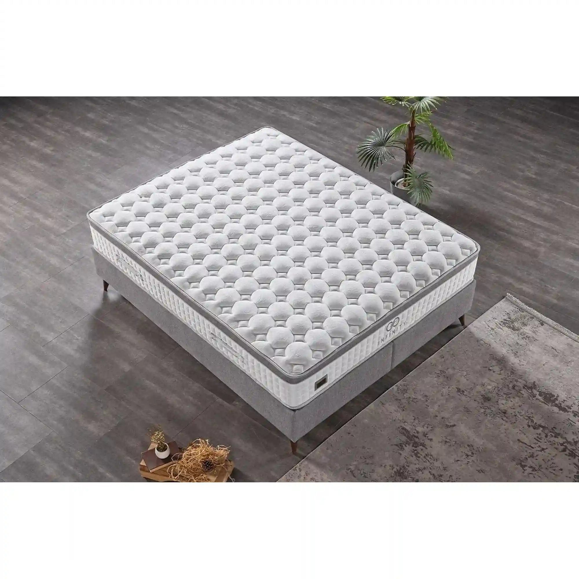 Saltea 160x200 ARTEMIS COLLECTION OCN-28492, alb/gri