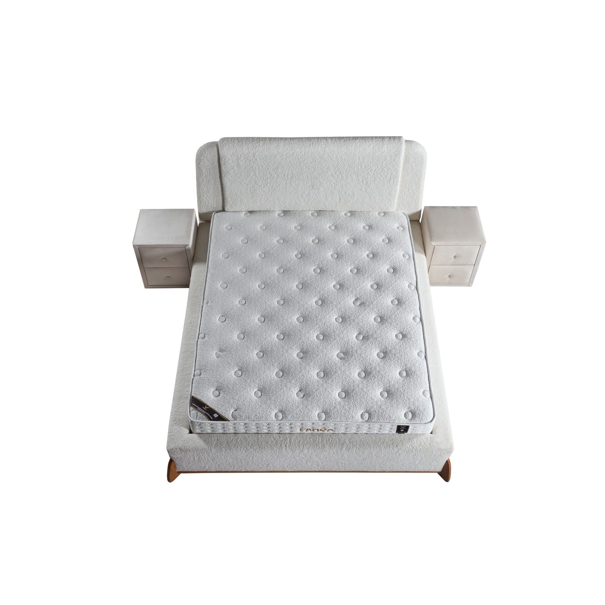 Saltea PANDA, alb, 160x200 cm