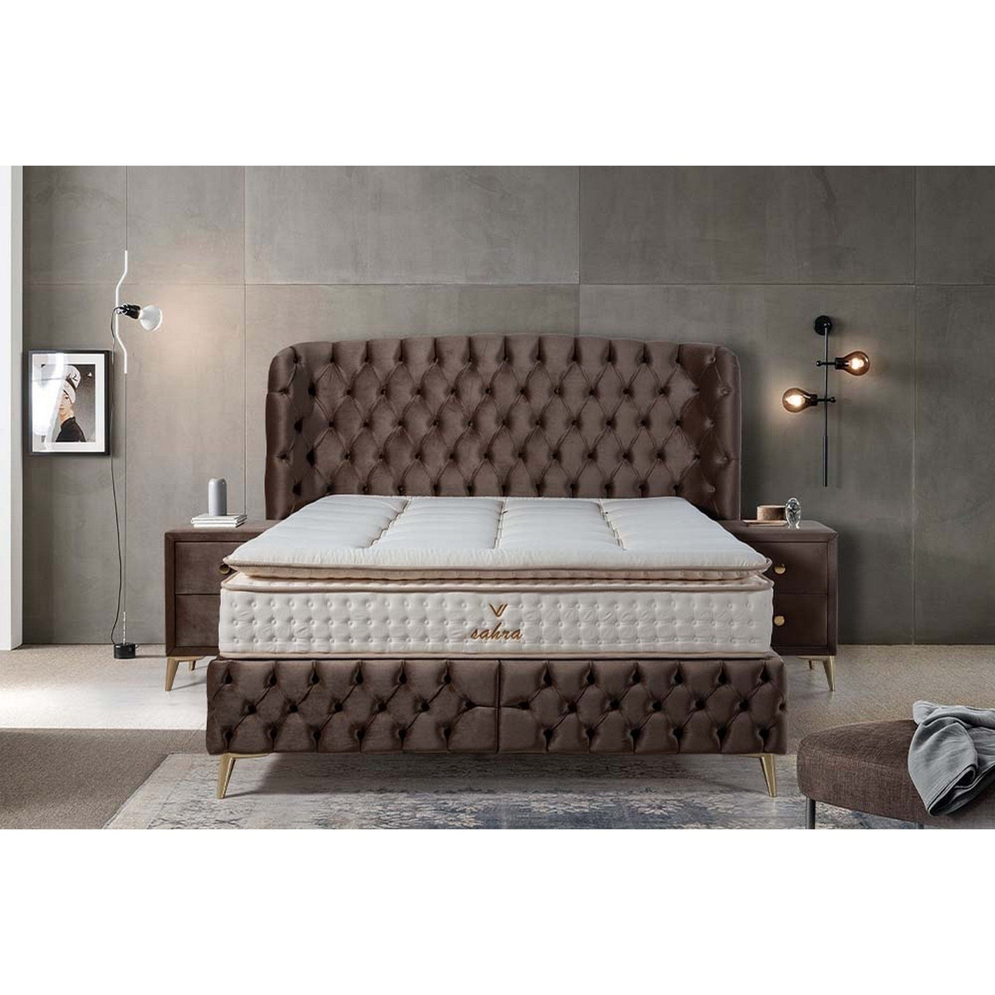 Saltea SAHRA, alb, 160x200 cm