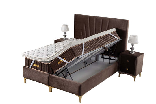 Saltea 160x200 VALENCIA OCN-28287, maro inchis