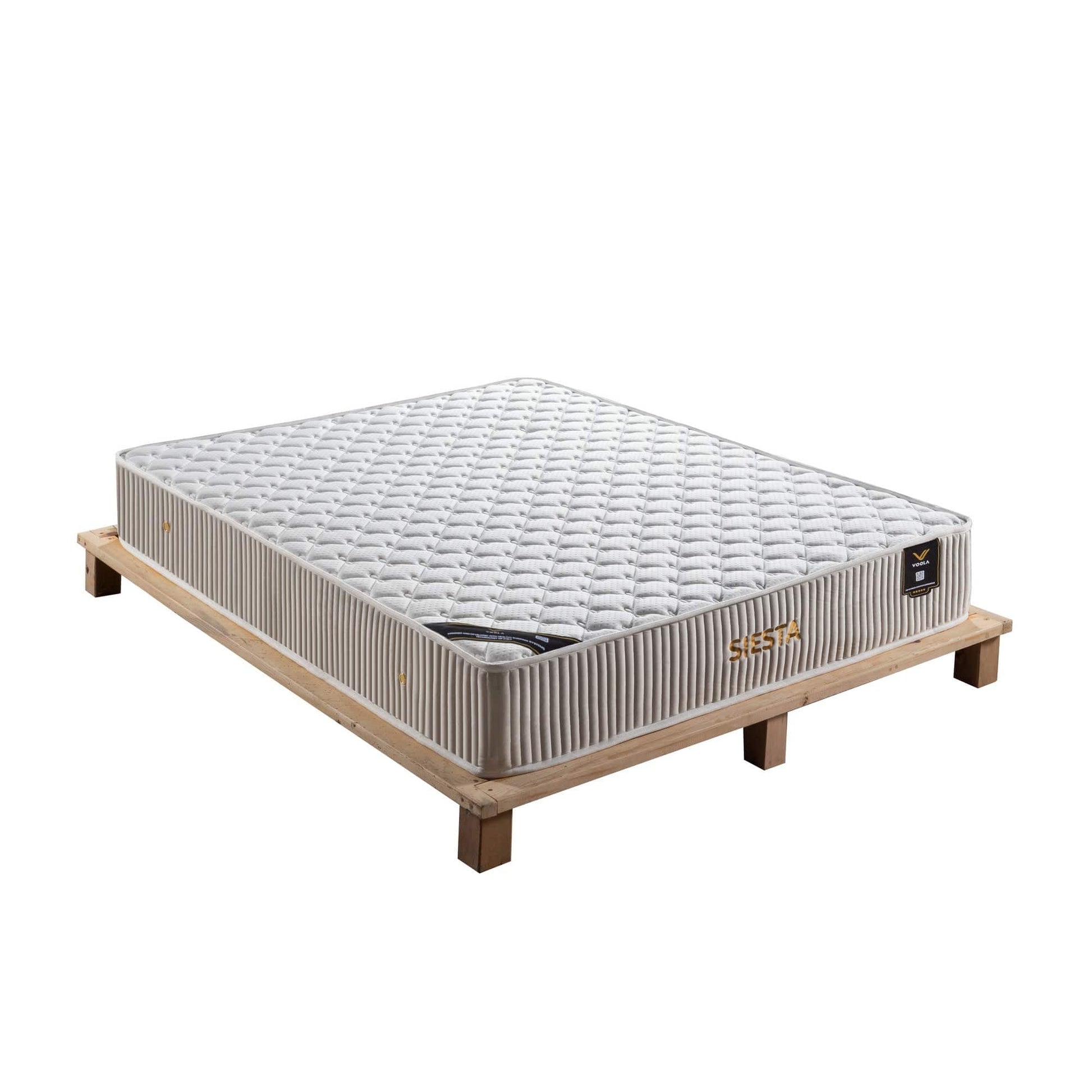 Saltea SIESTA, stofa catifelata crem - Luna 21, 160x200 cm