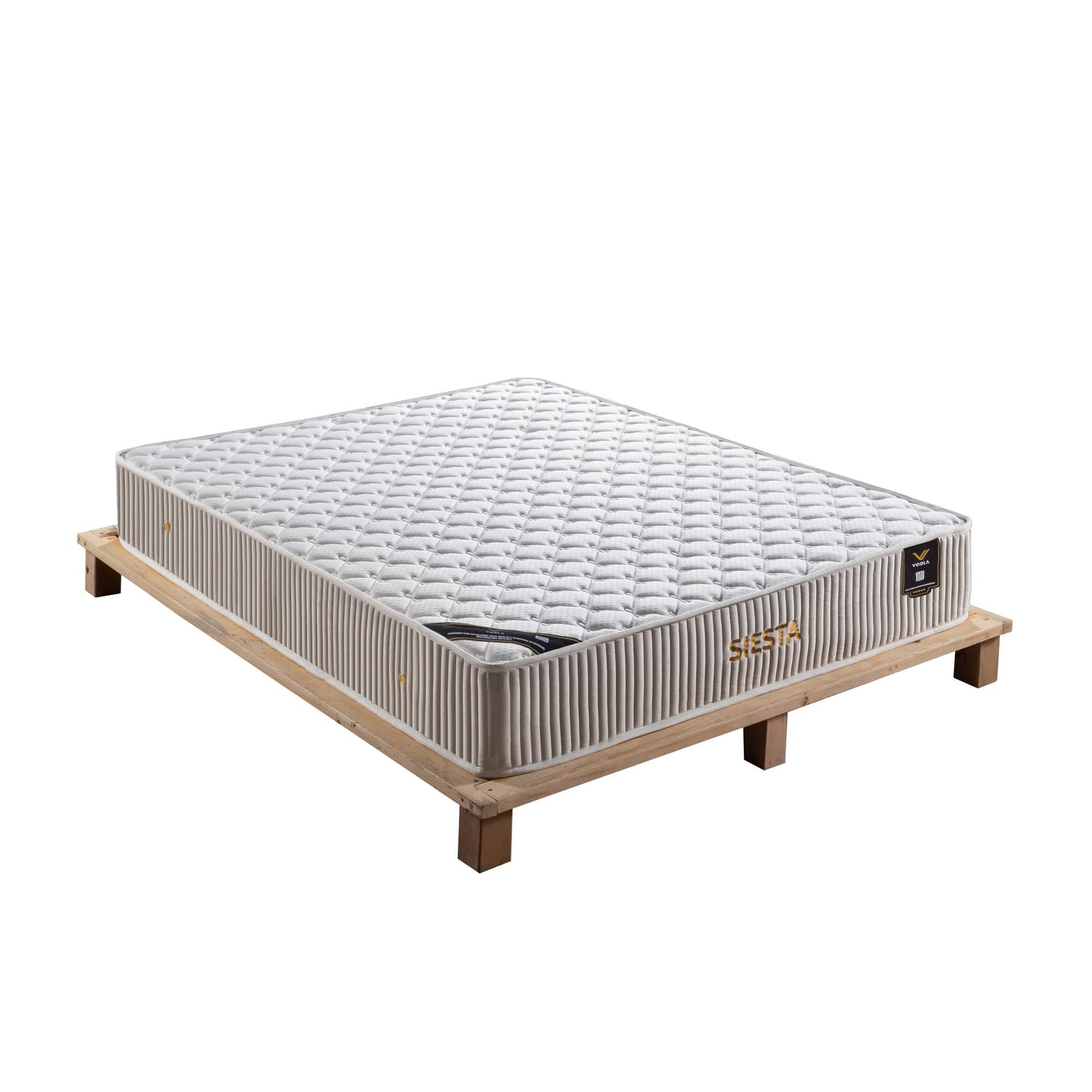 Saltea SIESTA, stofa catifelata crem - Luna 21, 160x200 cm