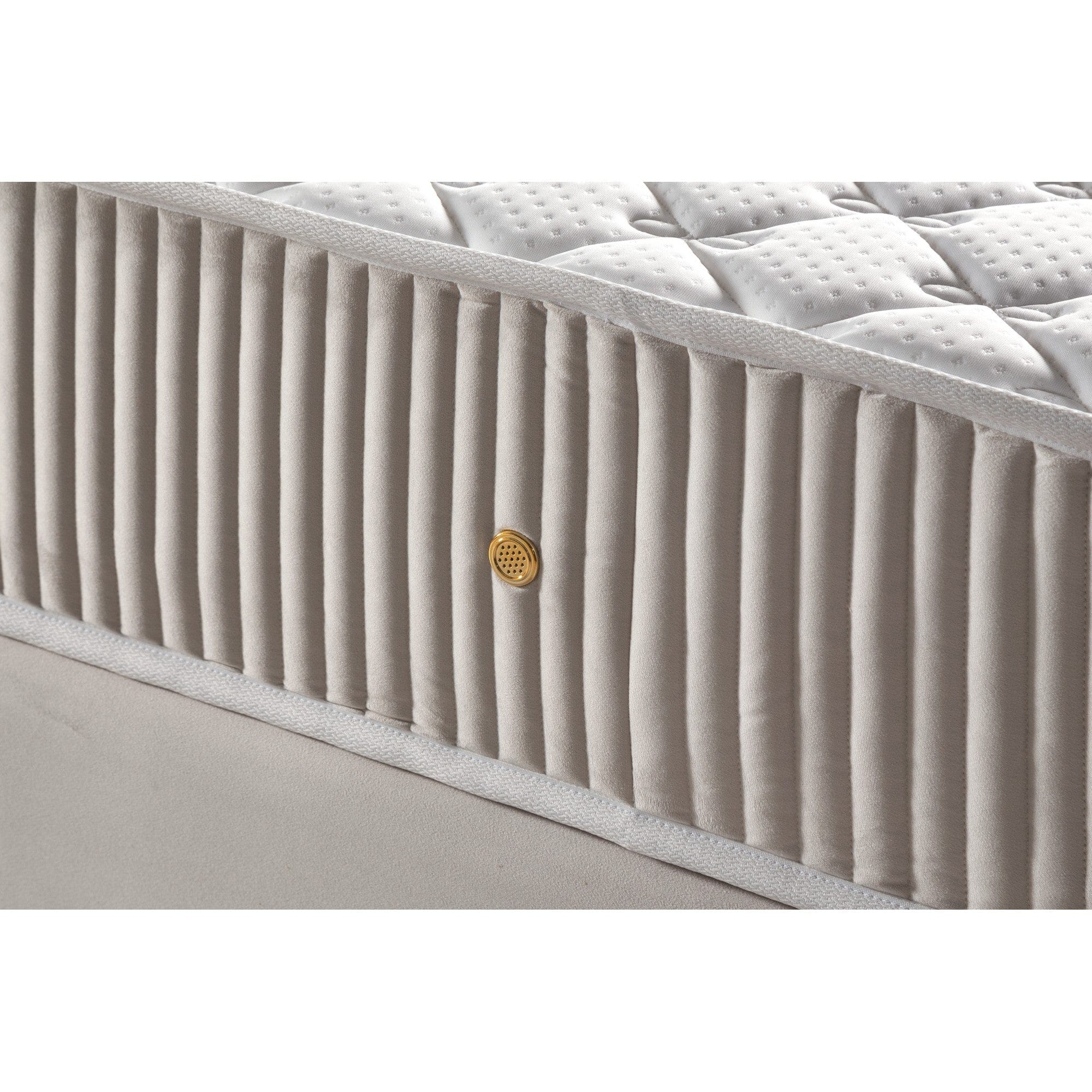 Saltea SIESTA, stofa catifelata crem - Luna 21, 160x200 cm