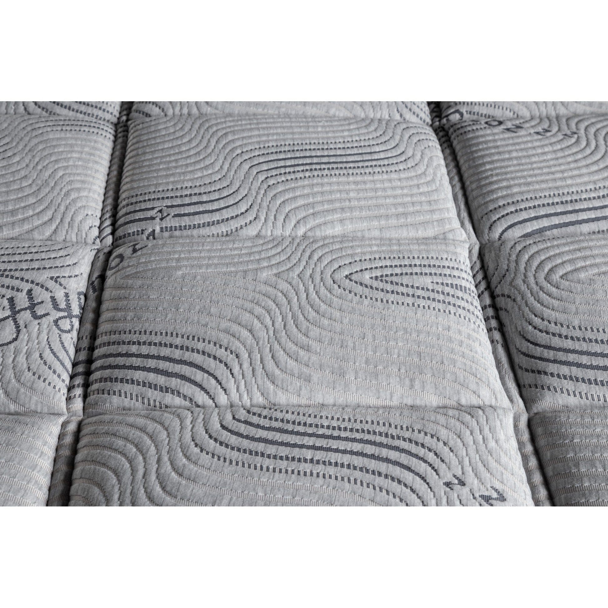 Saltea HYPNOZ, stofa catifelata gri - Luna 17,  160x200 cm