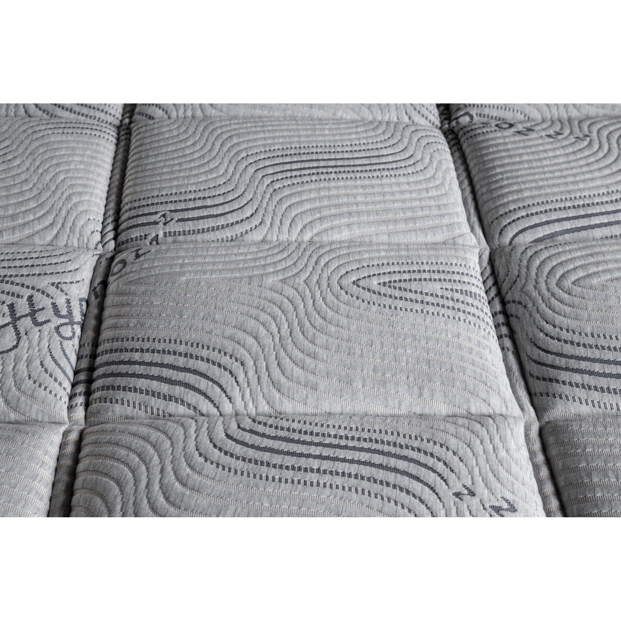 Saltea HYPNOZ, stofa catifelata gri - Luna 17,  160x200 cm